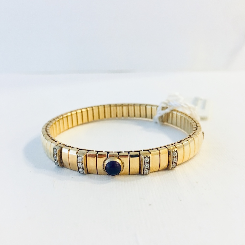 Amethyst Nomination Extension Golden Bracelet